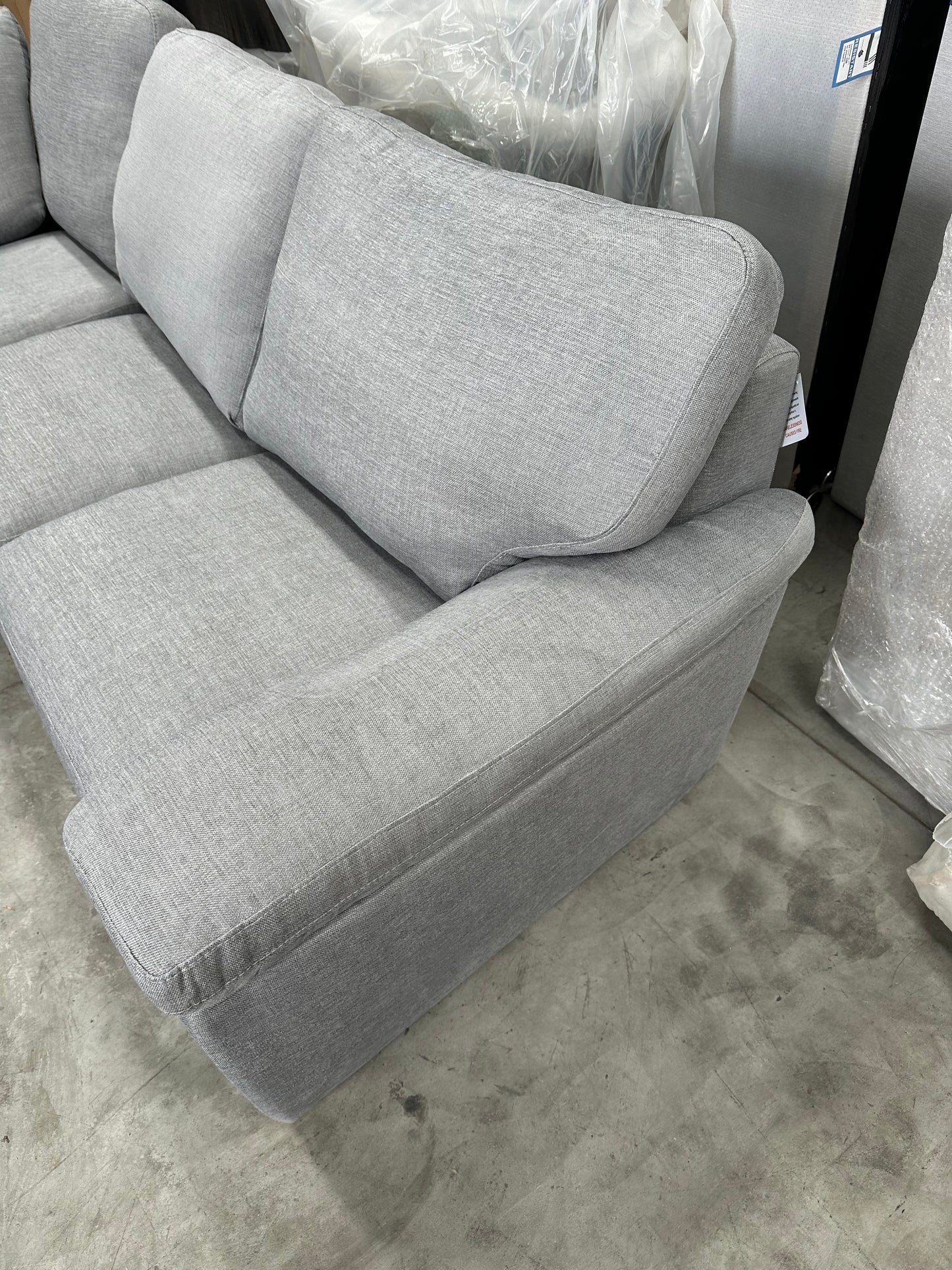 John Lewis Camden 5+ Seater LHF Corner End Chaise In Charm Pale Grey