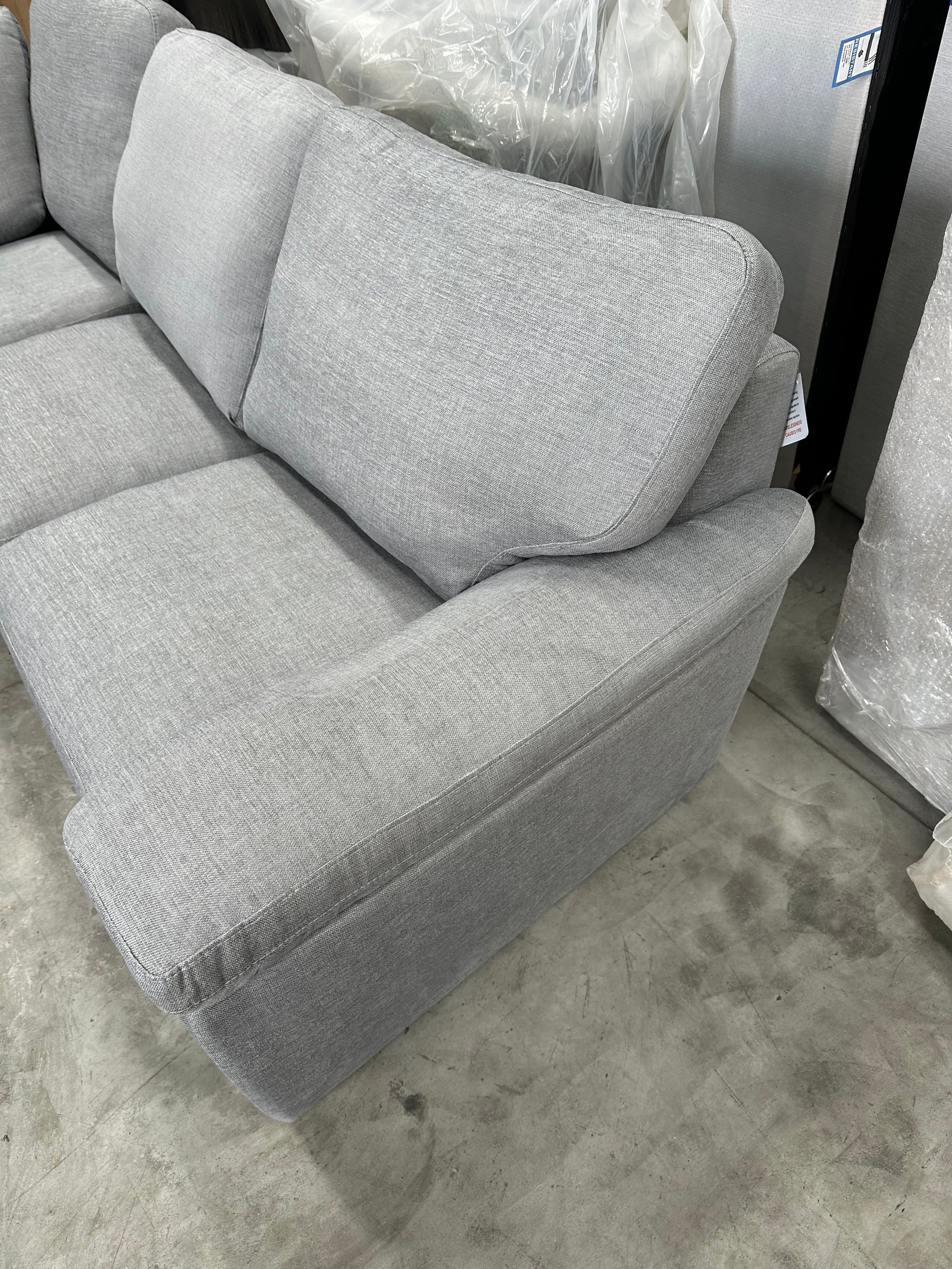 John Lewis Camden 5+ Seater LHF Corner End Chaise In Charm Pale Grey