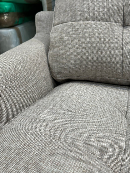 John Lewis Draper II Large 3 Seater Motion Sofa, Light Leg, Aquaclean Aston Natural