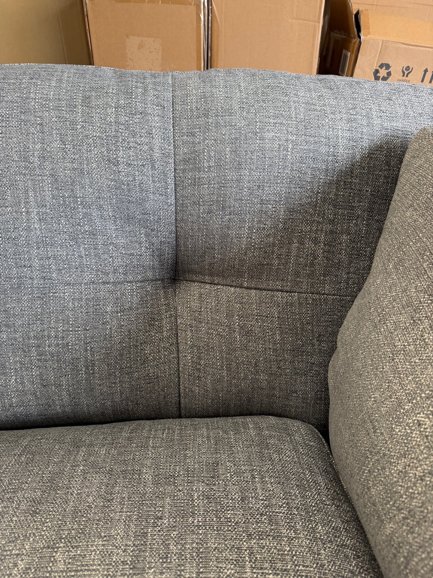 John Lewis Sofa Power Recliner Java Medium 2 Seater Storm Grey Easy Clean