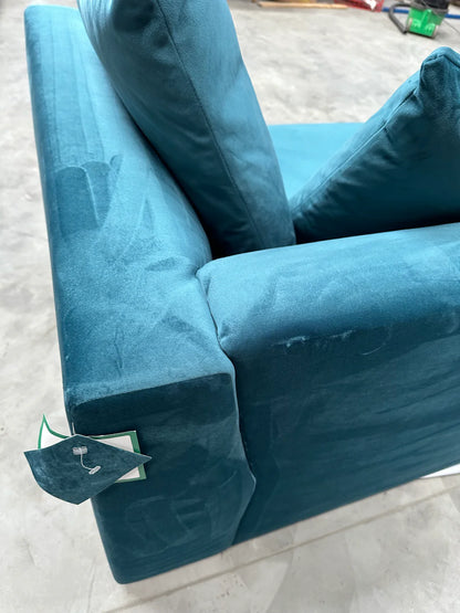 John Lewis Tokyo Grand 4 Seater Sofa  In Velvet Teal