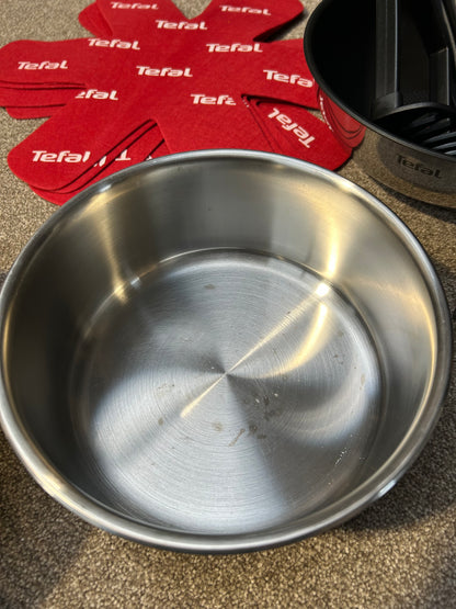 Tefal Ingenio Emotion Stainless Steel Pans, Lids & Utensils Set, 22 Piece