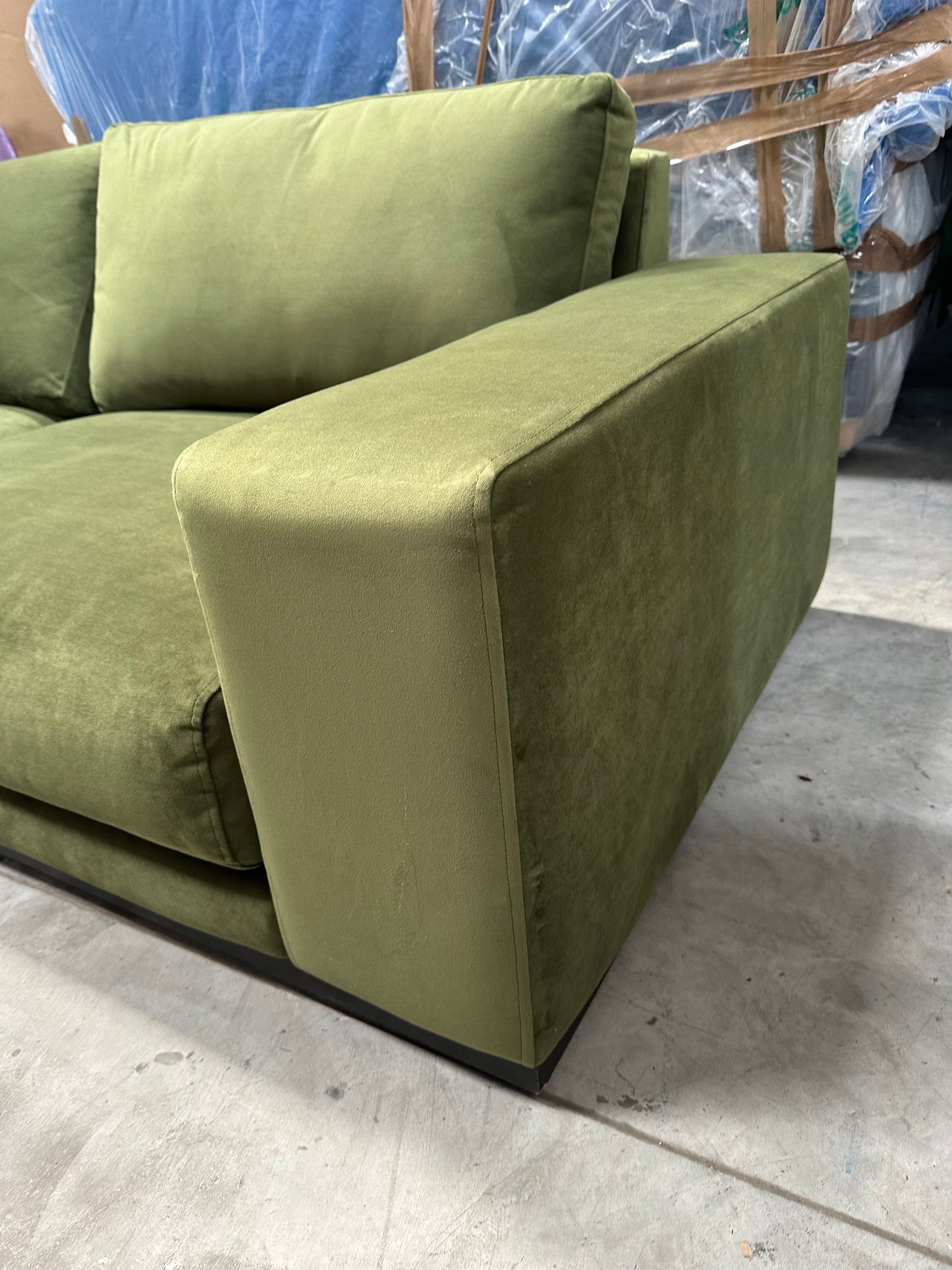 Swoon Denver Large 3 Seater Sofa,, Fern Velvet