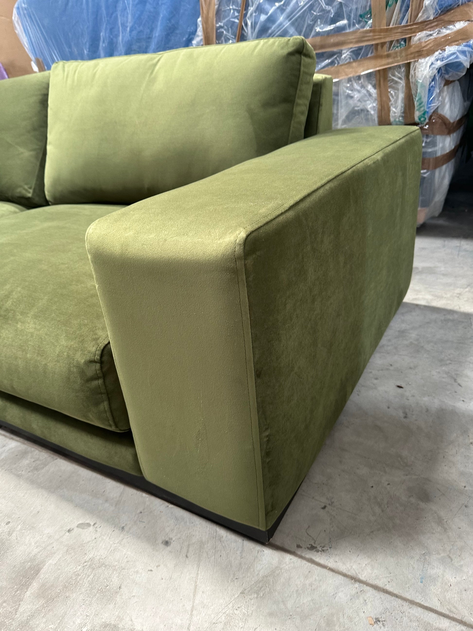 Swoon Denver Large 3 Seater Sofa,, Fern Velvet