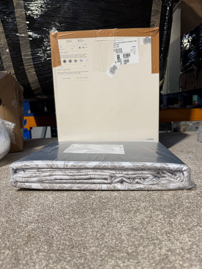 Bedeck of Belfast Cora Super King Duvet Cover, Light Grey