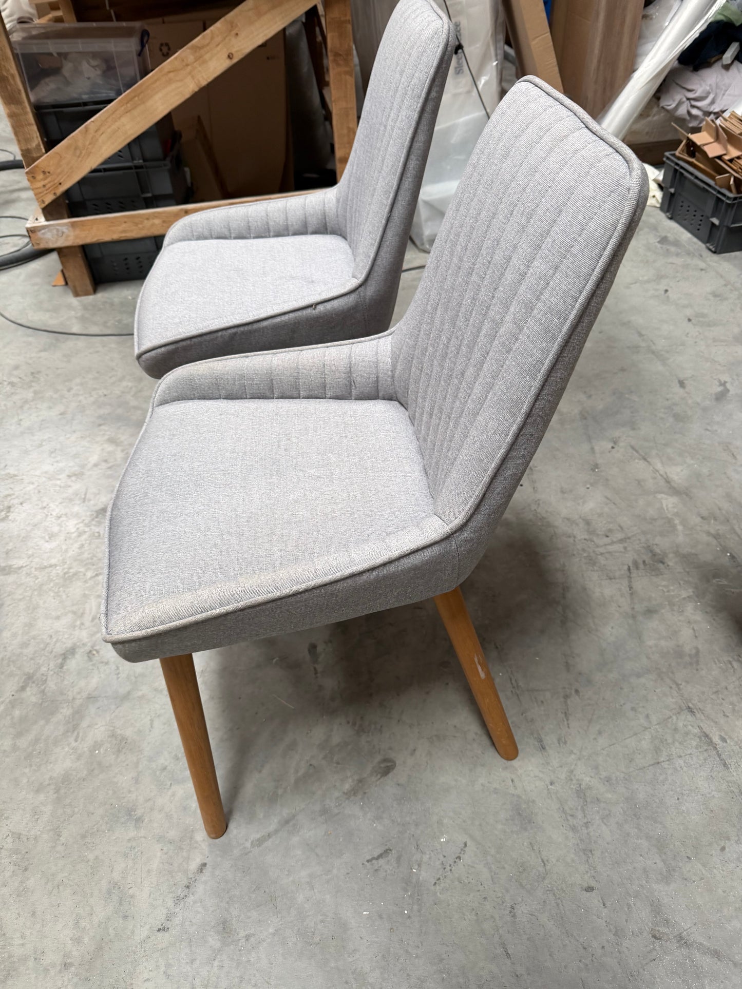 John Lewis Toronto Side Dining Chairs, Set of 2, Grey