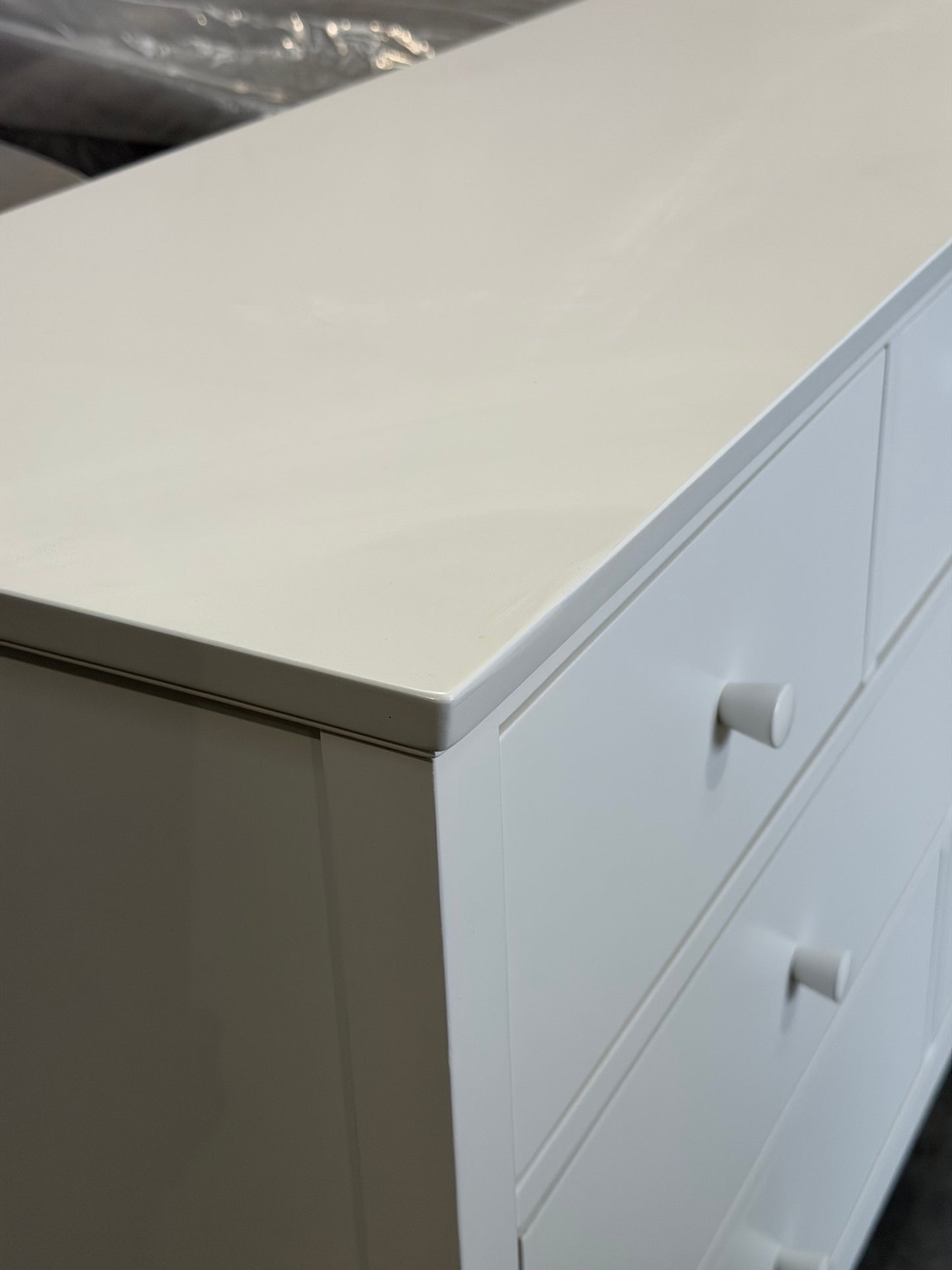 John Lewis Chest of Drawer White Wilton 7 Drawer Chest