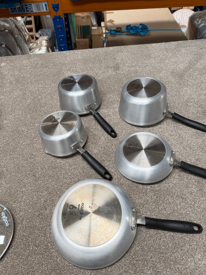 Eaziglide Neverstick+ Aluminium Non-Stick Pan Set, 5 Piece LIST