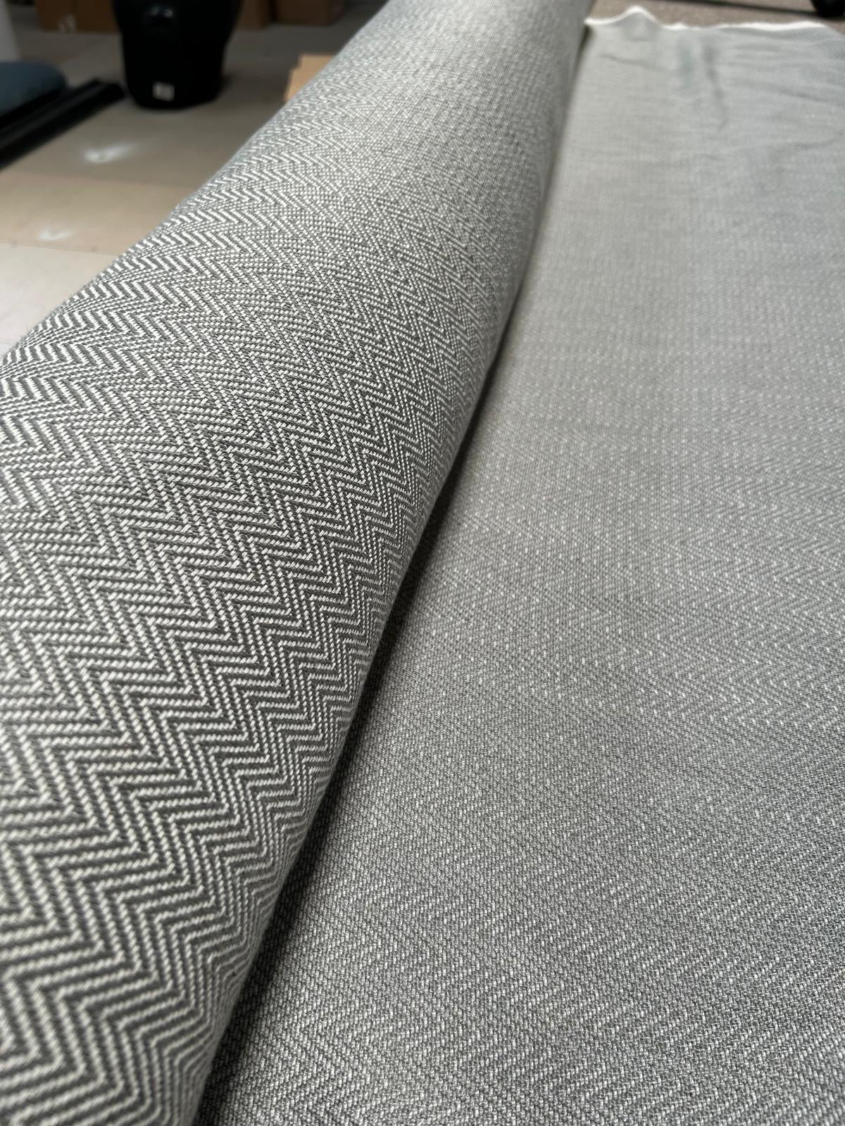 John Lewis Herringbone Furnishing Fabric, Slate
