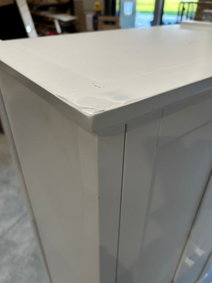 John Lewis Wilton Double Wardrobe, White