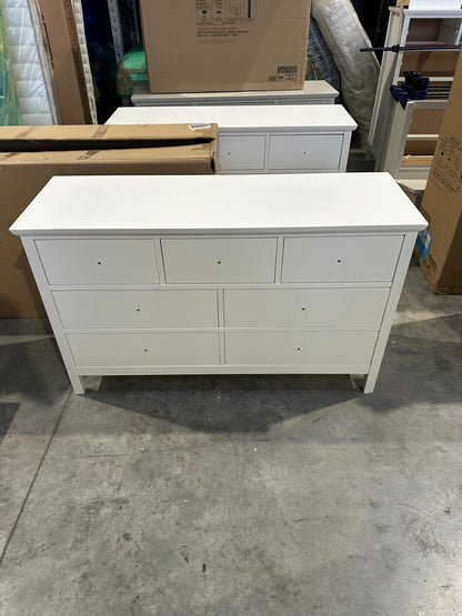 John Lewis Chest of Drawer White Wilton 7 Drawer Chest