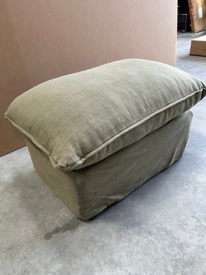 John Lewis x Sophie Conran Cocobella Footstool, Light Leg, Boho Parchment
