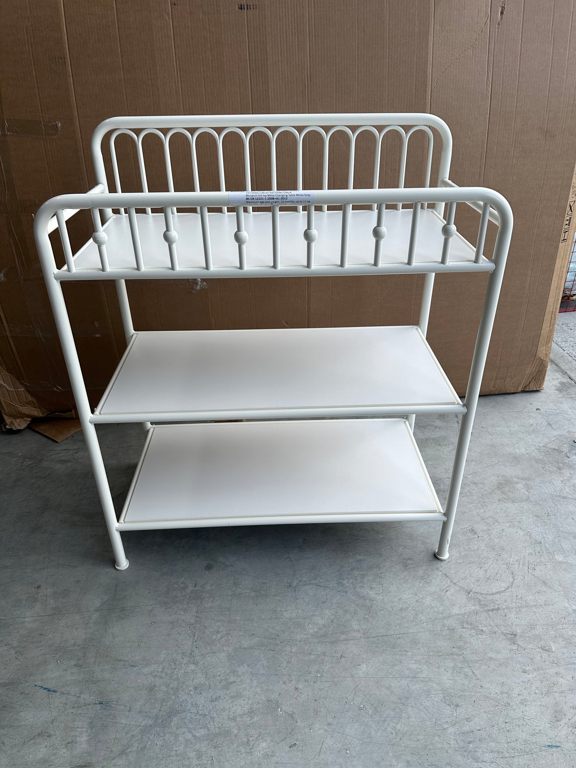 Little Seeds Monarch Hill Ivy Metal Changing Table, White