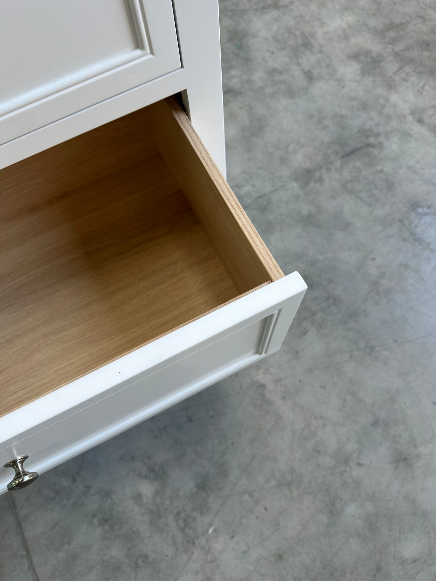 John Lewis St Ives 7 Drawer Chest white 3+4 White