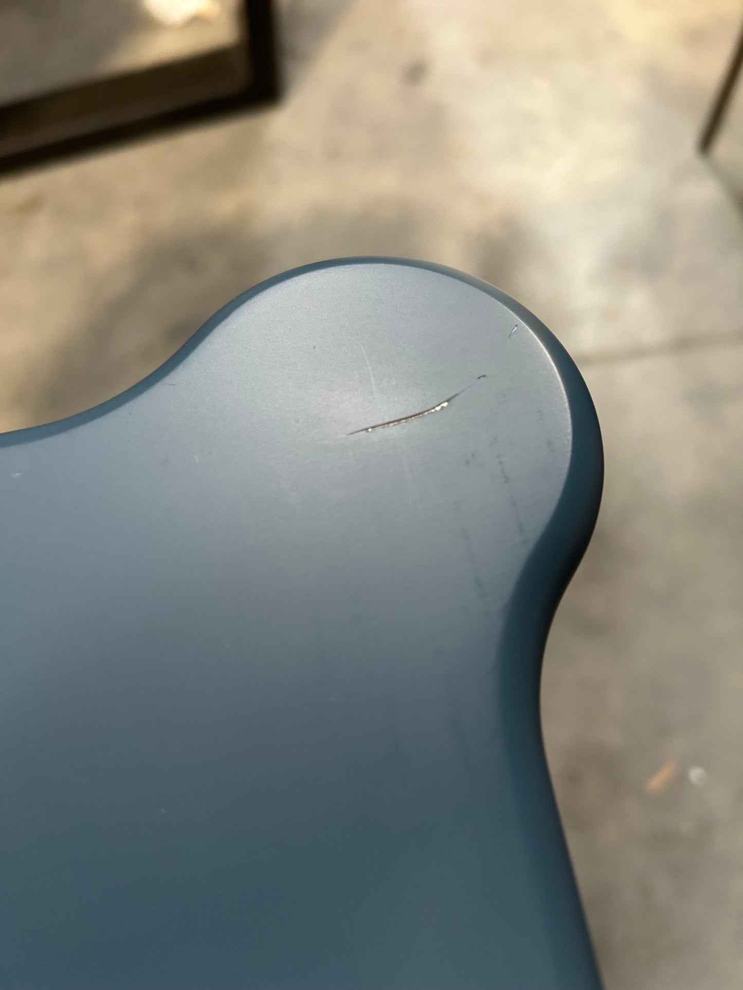 John Lewis Bobbin Bedside Table Blue