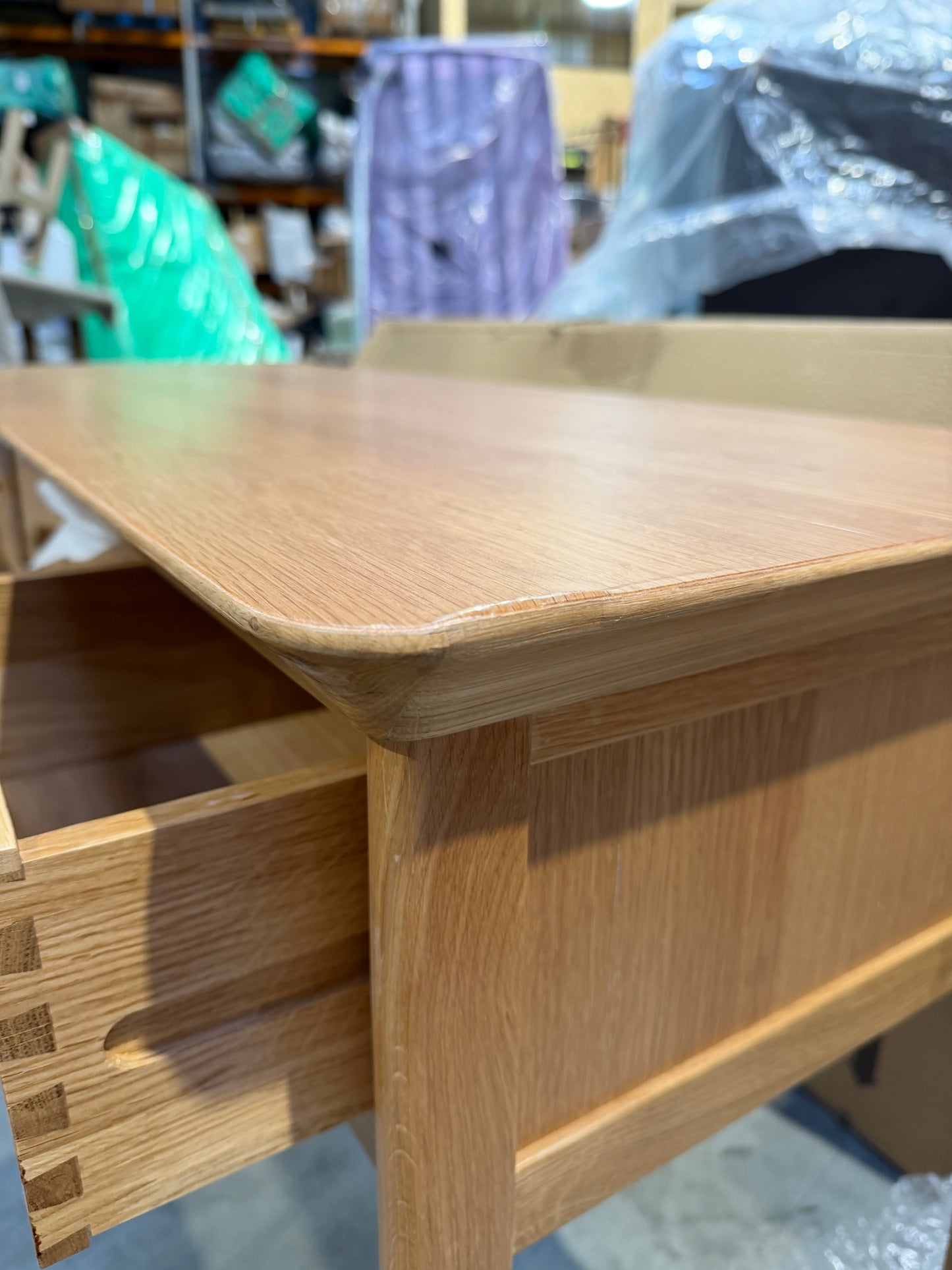 John Lewis Essence Dressing Table, Oak