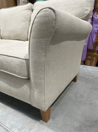 John Lewis Charlotte II Small 2 Seater Sofa Aquaclean Aston Natural