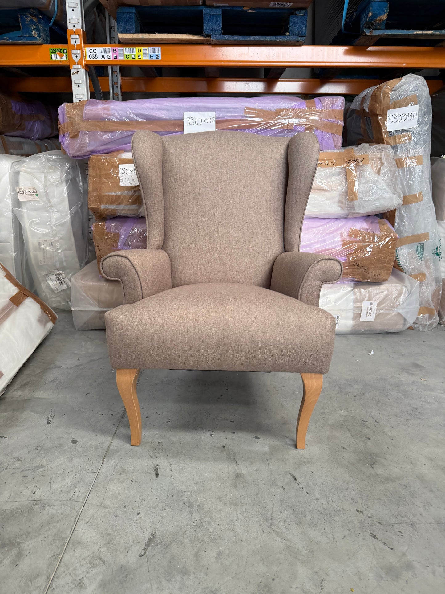 John Lewis Shaftesbury Armchair Brushed Tweed Mole