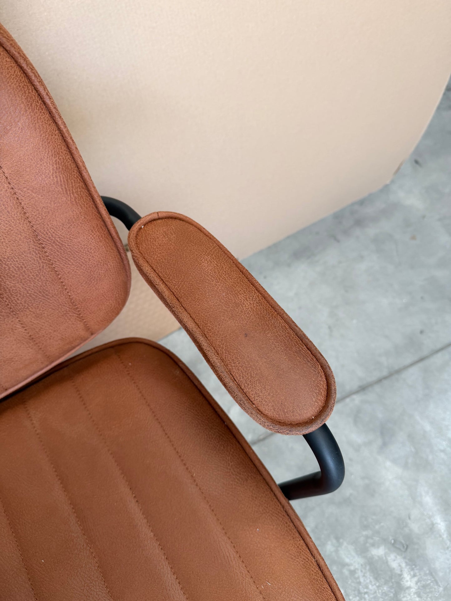 John Lewis Rowley Office Chair Whisky Brown
