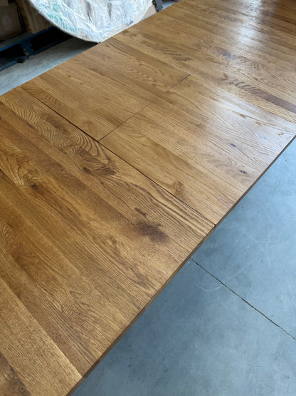 John Lewis Calia 8-10 Seater Extending Dining Table, Solid Oak