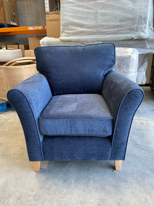 John Lewis Charlotte II Armchair Aquaclean Titan Navy