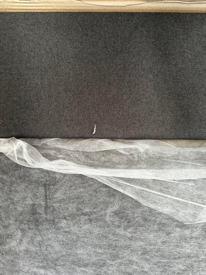 John Lewis Bonnie Ottoman Storage Upholstered Bed Frame, Small Double, Brushed Tweed Charcoal