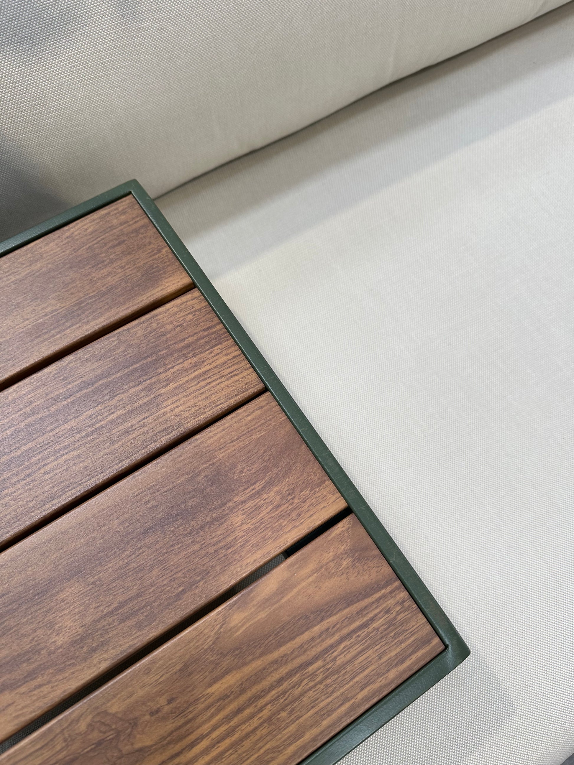 John Lewis Platform Modular 4-Seater Garden Lounging Set, Green