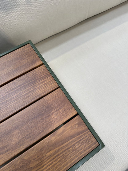 John Lewis Platform Modular 4-Seater Garden Lounging Set, Green