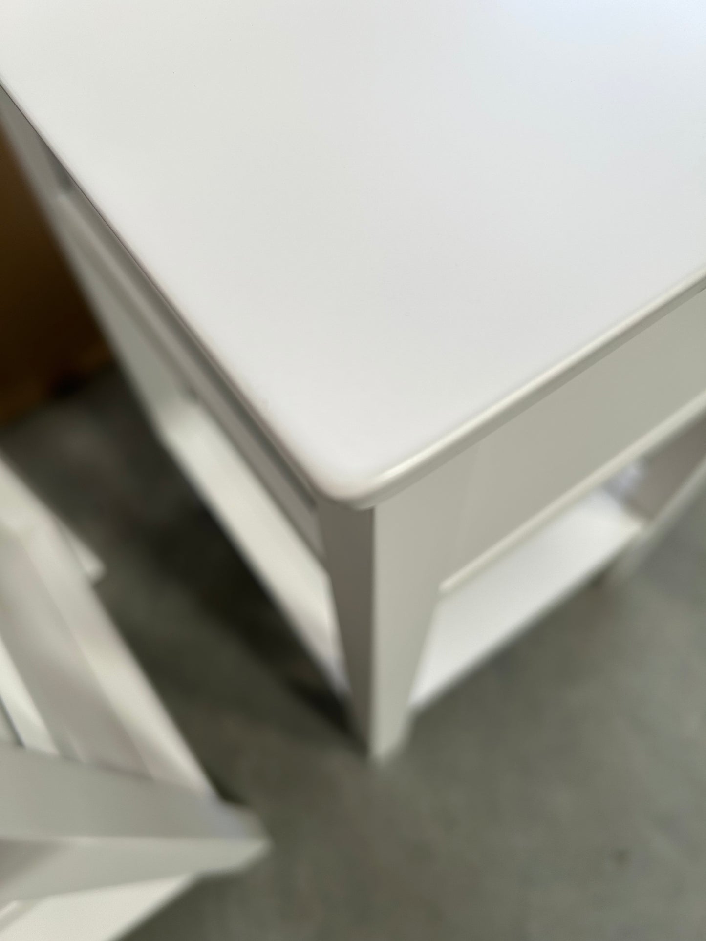 John Lewis Wilton Bedside Tables, Set of 2 White