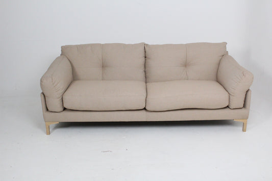 John Lewis Java II Grand 3 Seater Sofa Cotton Natural