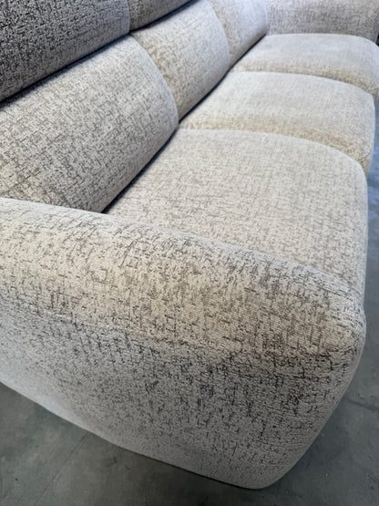 G Plan Hamilton Grey Fabric 3 Seater Sofa Fixed Non Recliner UK Made