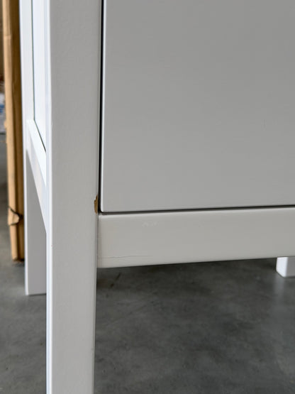 John Lewis Wilton 2 Drawer Bedside Cabinet White Bedroom