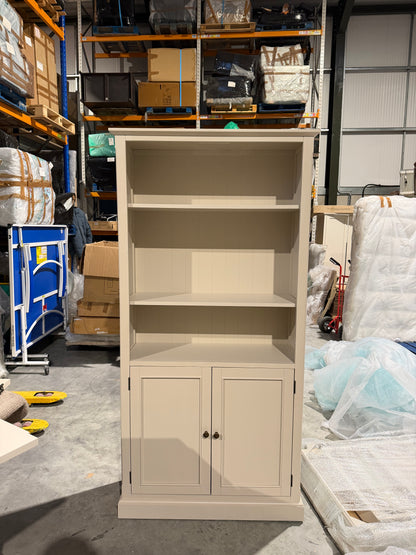 John Lewis Foxmoor Display Cabinet, FSC-Certified, Oak & Cream