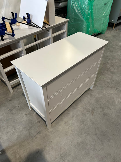 John Lewis Wilton 3 Drawer Chest Linen