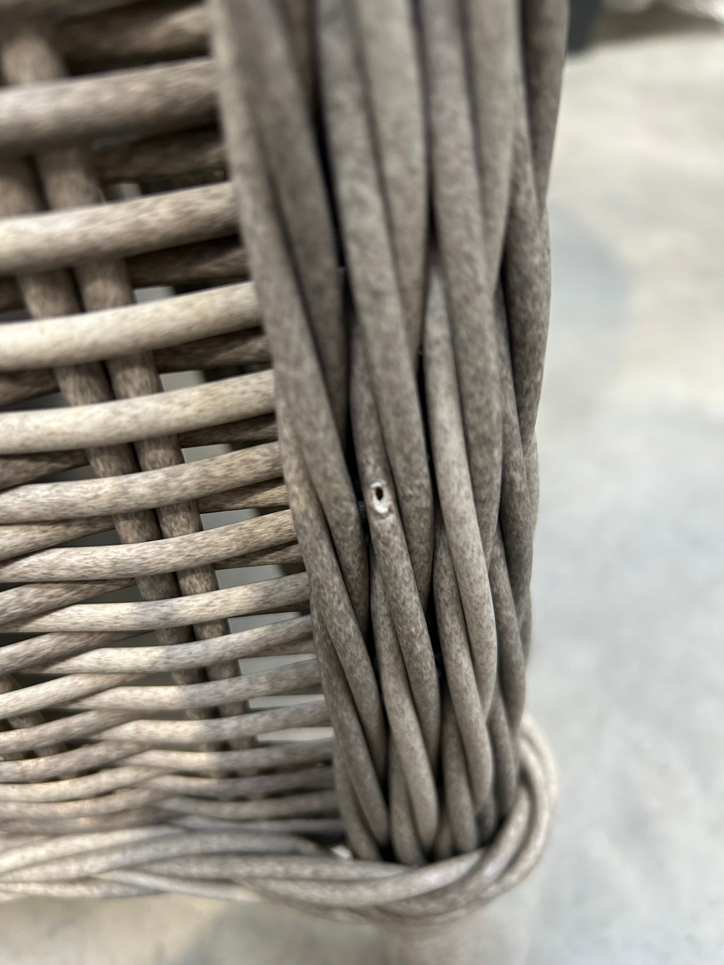 John Lewis Rye Garden Dining Armchairs, Set of 2 Grey