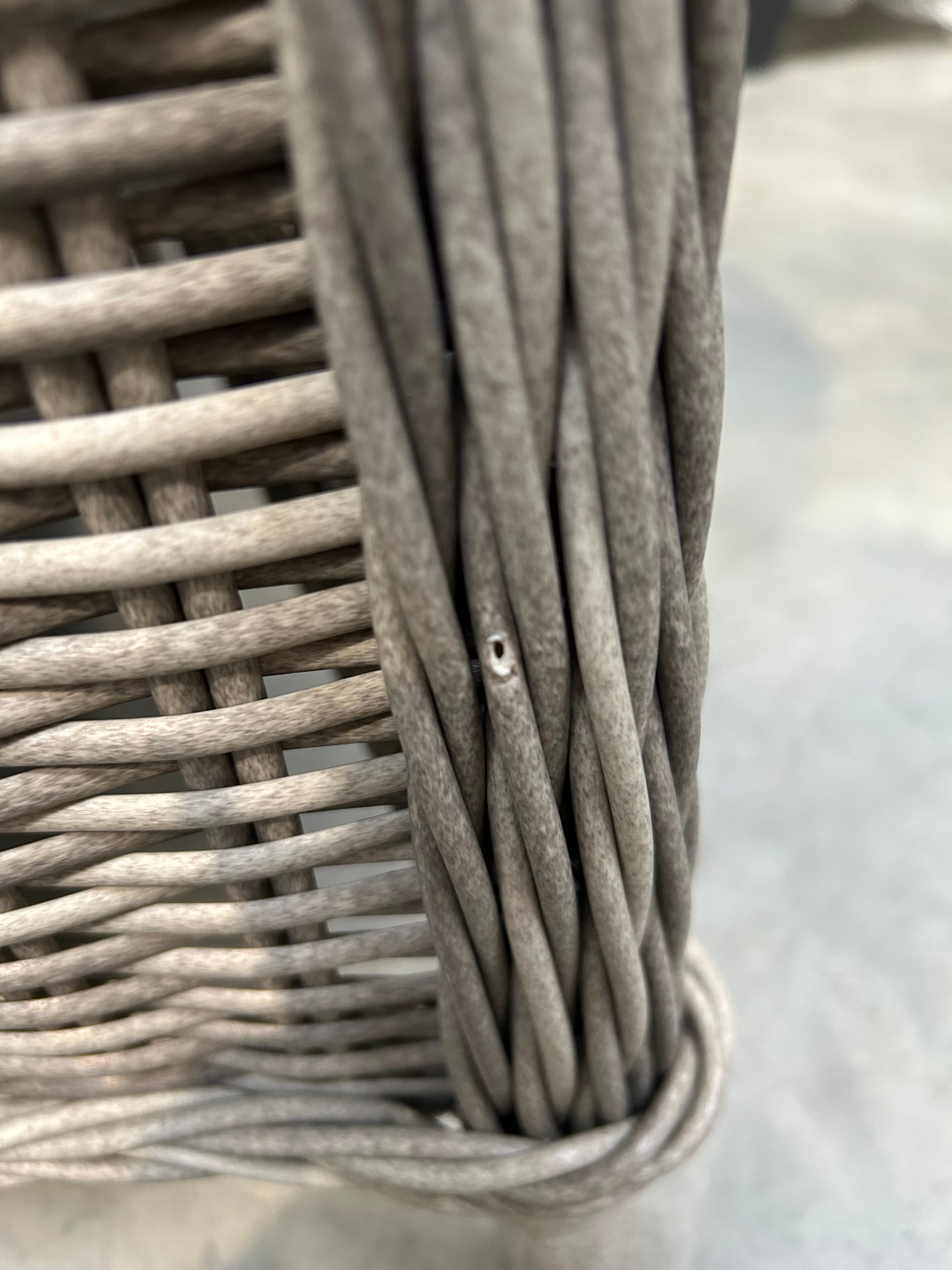 John Lewis Rye Garden Dining Armchairs, Set of 2 Grey