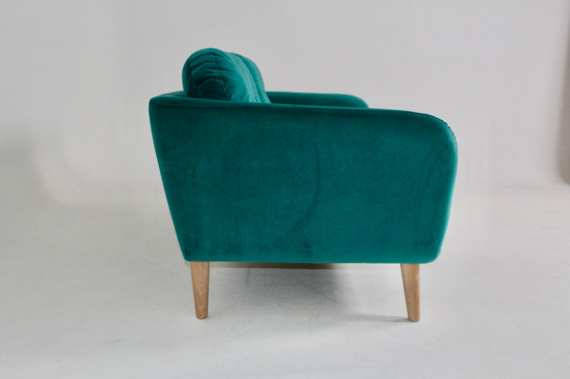 John Lewis Arlo Medium 2 Seater Sofa in Aquaclean Harriet Teal