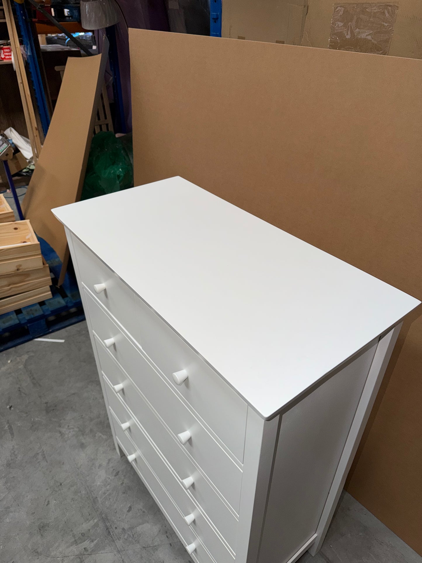 John Lewis Chest of Drawers 6 Drawer Chest White list