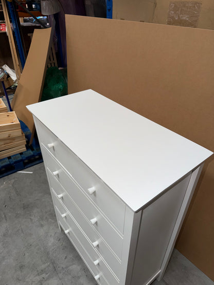 John Lewis Chest of Drawers 6 Drawer Chest White list