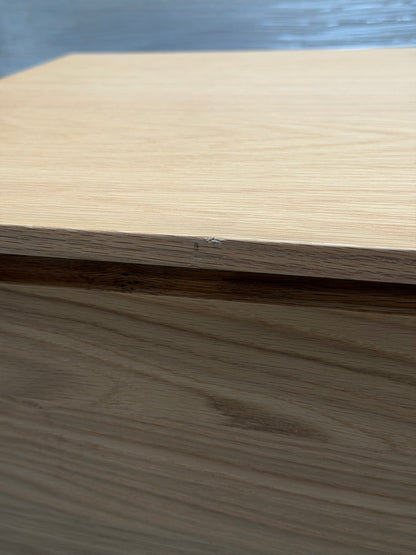John Lewis Bow 4 Drawer Chest, Natural