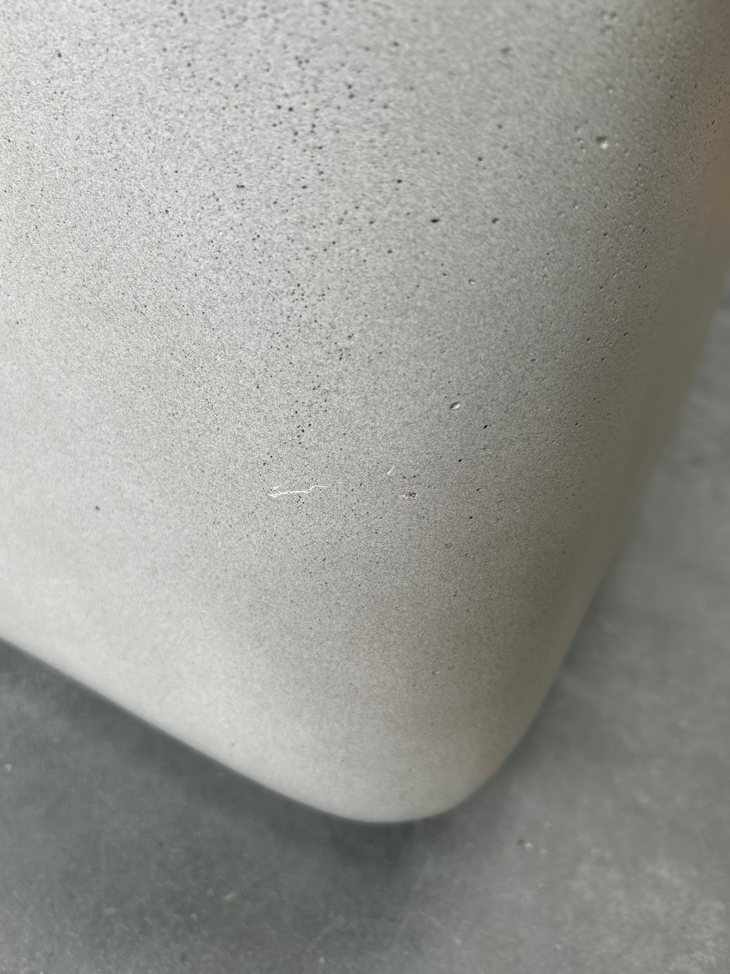 John Lewis Square Indoor/Outdoor Side Table, 45cm, Concrete - LIST