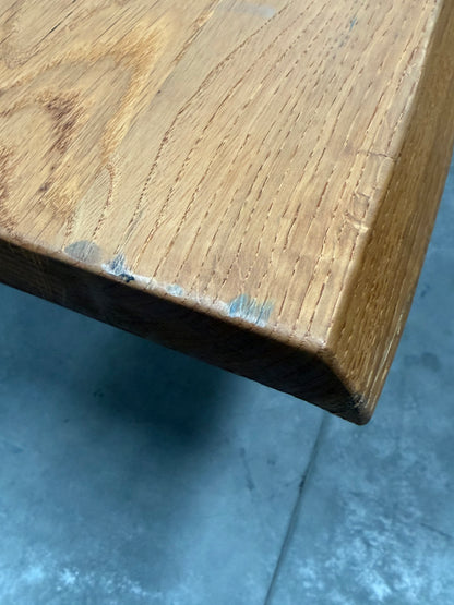 John Lewis Ripley Fixed Dining Table, Straight Edge, Solid Oak Natural Oil, L280 x W100cm - LIST