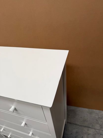 John Lewis Chest of Drawers 6 Drawer Chest White list