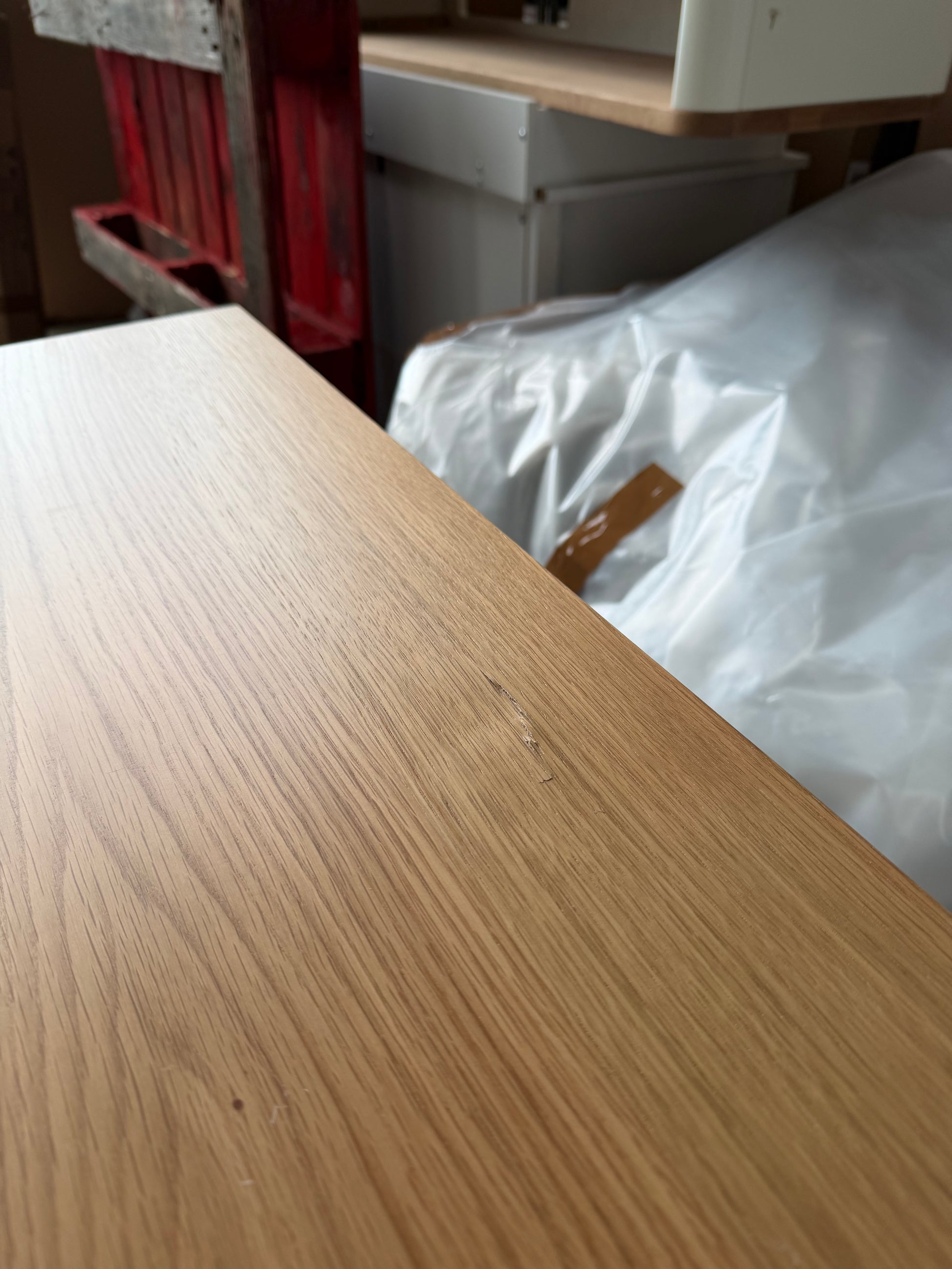 John Lewis Bow 6 Drawer Chest  Natural