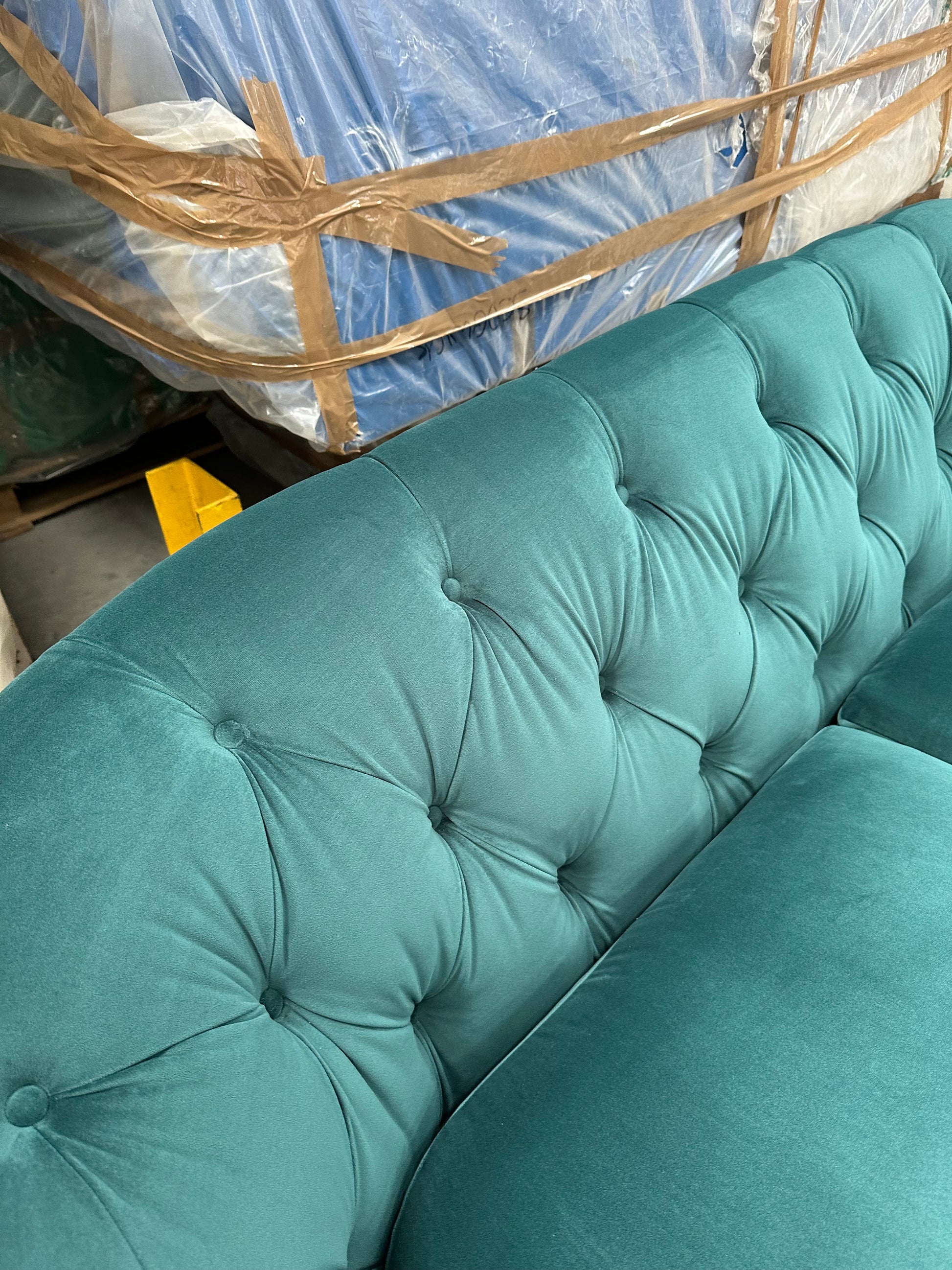 John Lewis + Swoon Radley Large 3 Seater Sofa, Wildwood Green Velvet