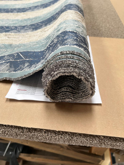 Harlequin Walchia Furnishing Fabric, Indigo/Sky/Shell 7M £68.00M
