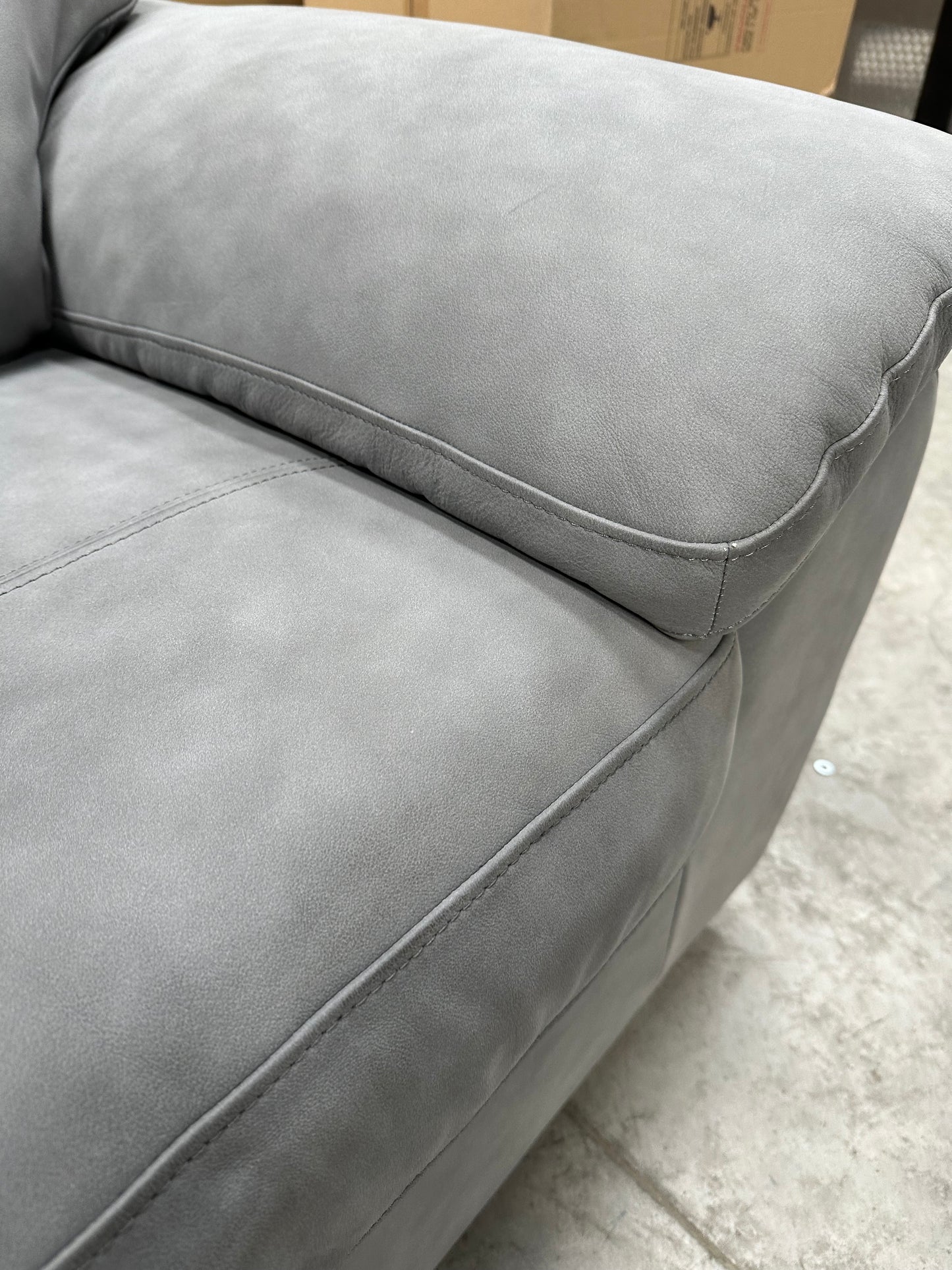 CAMDEN GRAND SOFA SOFT TOUCH GREY