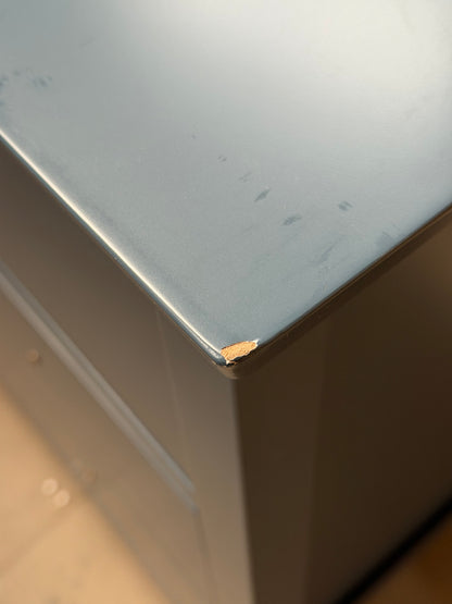 John Lewis Wilton 3 Drawer Chest, Denim Blue