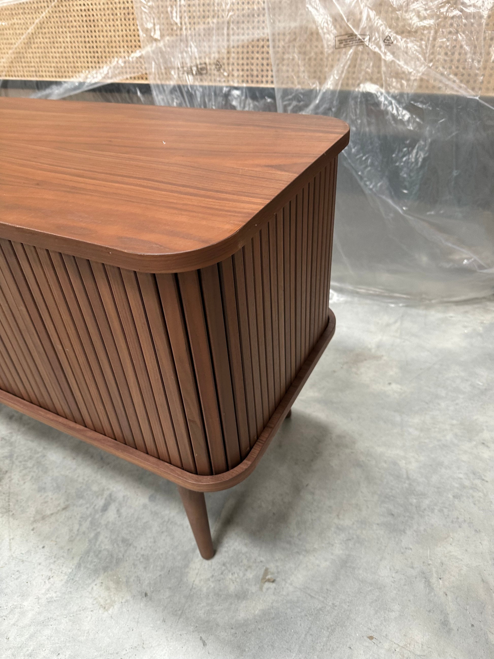 John Lewis Grayson Large TV Unit, Dark Brown