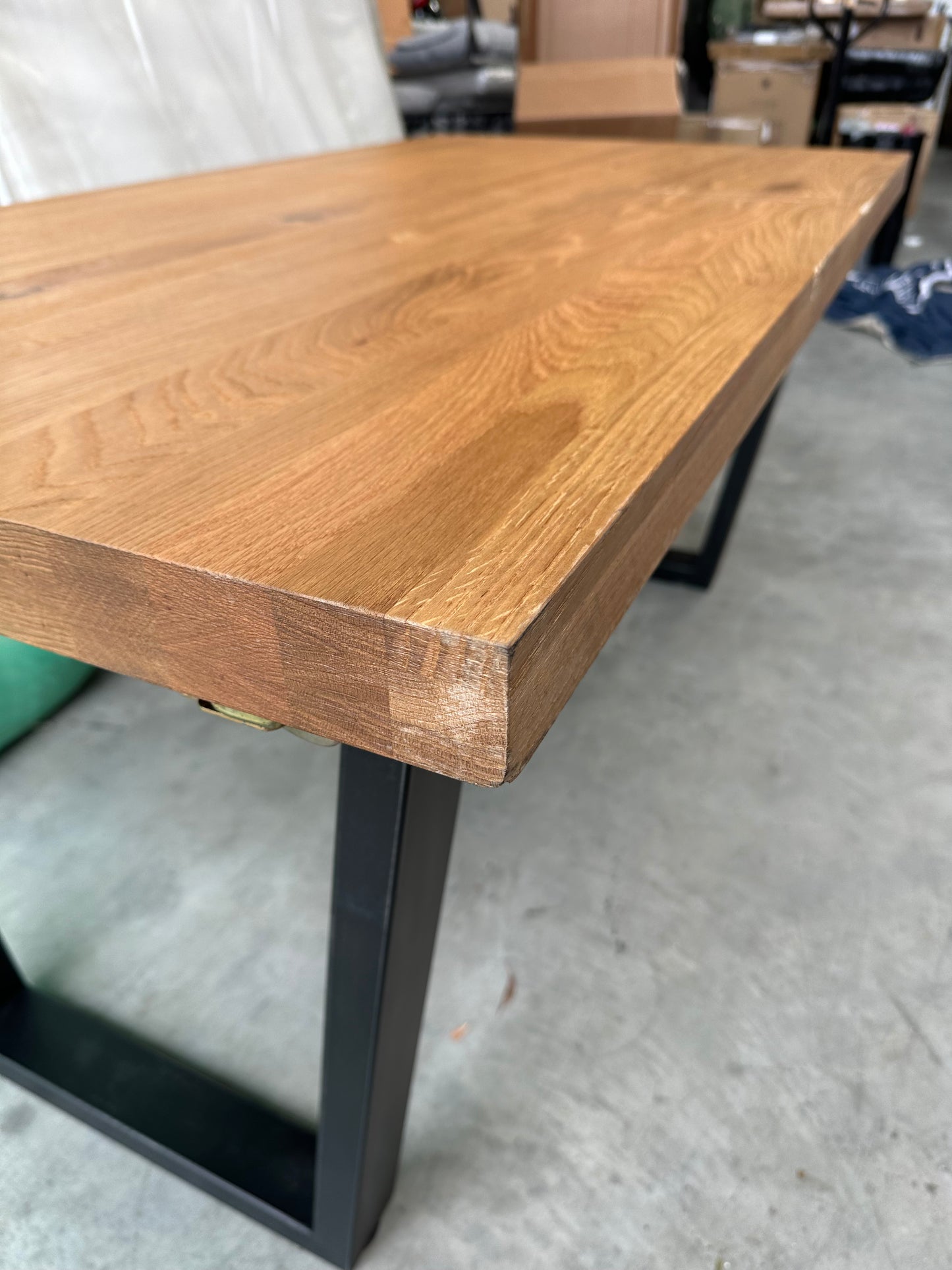 John Lewis Calia 6-10 Seater Extending Dining Table, Sold Oak